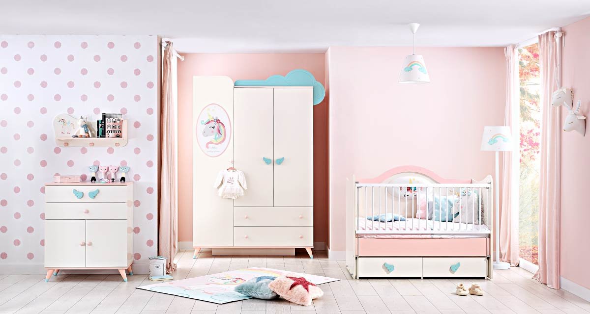 unicorn bebek odası